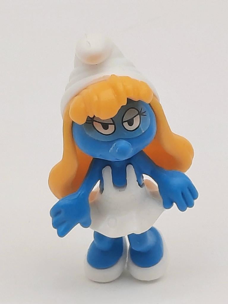 Smurfin Ferrero uit 1990, Verzamelen, Smurfen, Zo goed als nieuw, Poppetje, Figuurtje of Knuffel, Smurfin, Ophalen of Verzenden