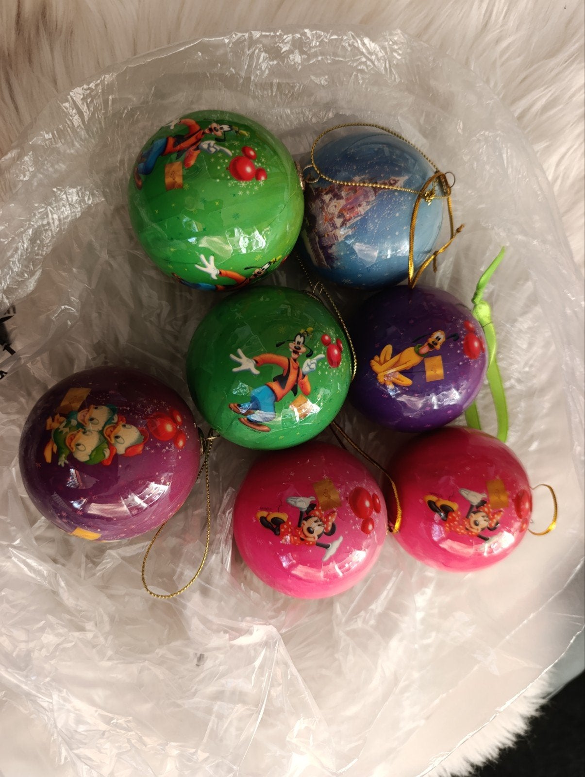 Disney kerstballen, Ophalen of Verzenden, Zo goed als nieuw