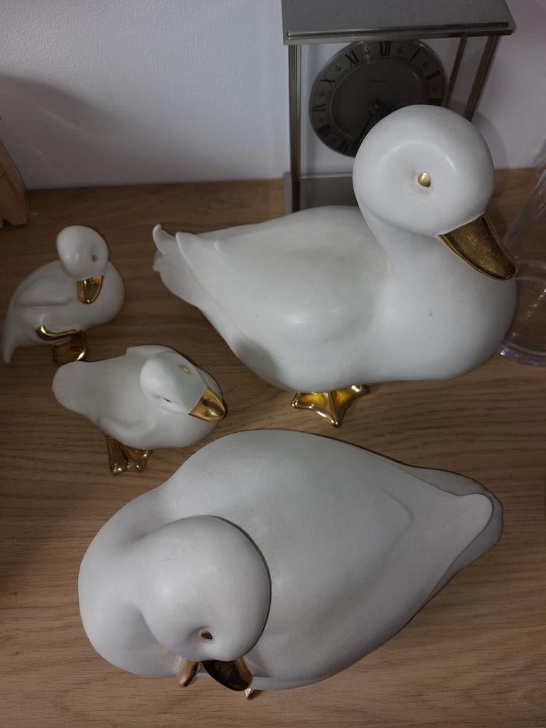 Bosa Ceramiche Eendenbeeldjes - 24 Karaats Goud, Antiek en Kunst, Ophalen of Verzenden