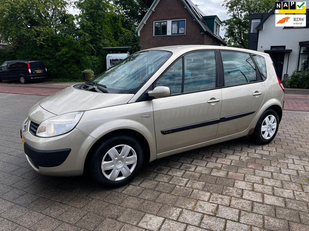 Renault Scénic 1.6-16V Dynamique Autom Trekh 1 eig Airco Is, 1345 kg, Stof, Gebruikt, 4 cilinders