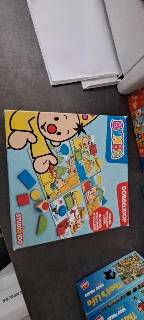Bumba Dobbelidop Vormen en Kleuren Spel Studio 100, Kinderen en Baby's, Speelgoed | Educatief en Creatief, Gebruikt, Puzzelen