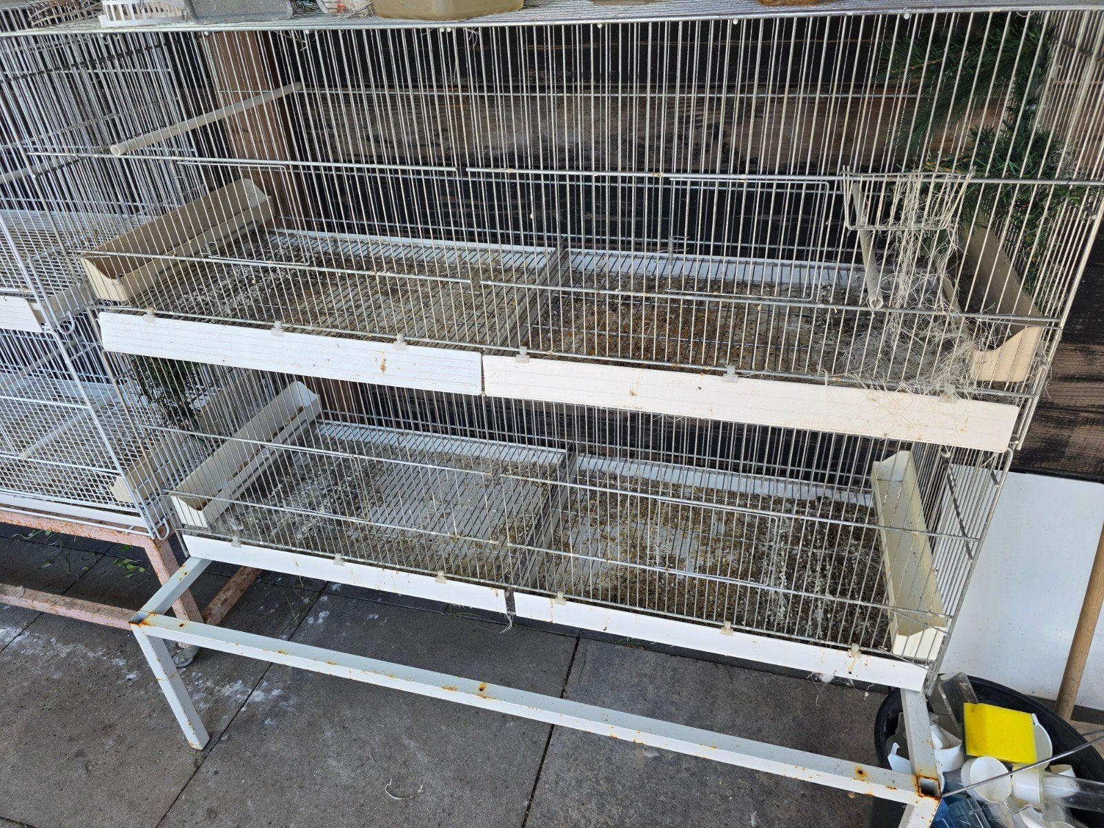 6 draadkooien van 1meter 20 bij 40 bij 45., Ophalen, Hout, Vogelkooi