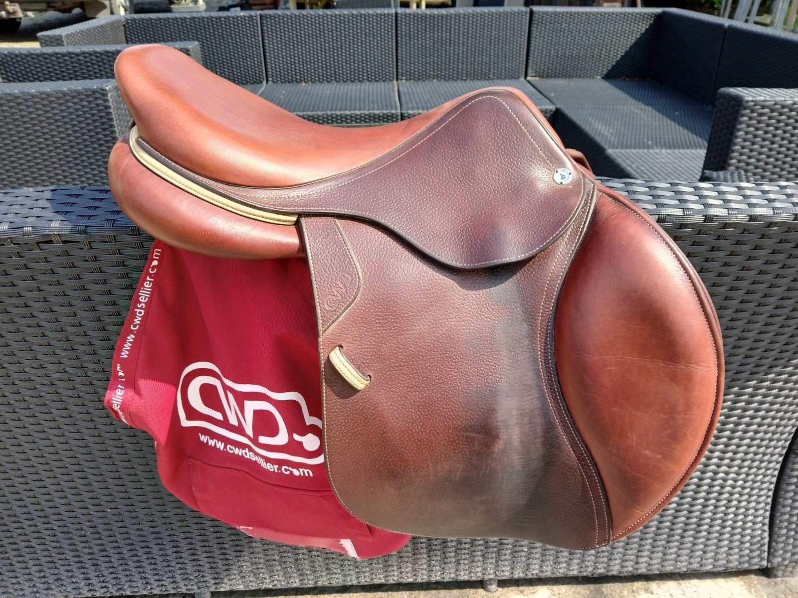 CWD springzadel  Stubben portos elite, Dieren en Toebehoren, Ophalen of Verzenden, Zo goed als nieuw, Springen