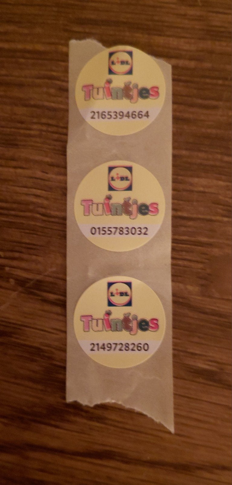 Lidl tuintjes zegels, Lidl, Verzenden