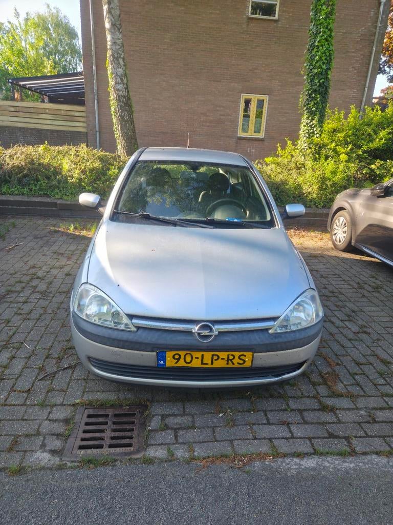 Opel Corsa 1.2 16V 3D 2003 Grijs, Voorwielaandrijving, 450 kg, 74 pk, 31 €/maand