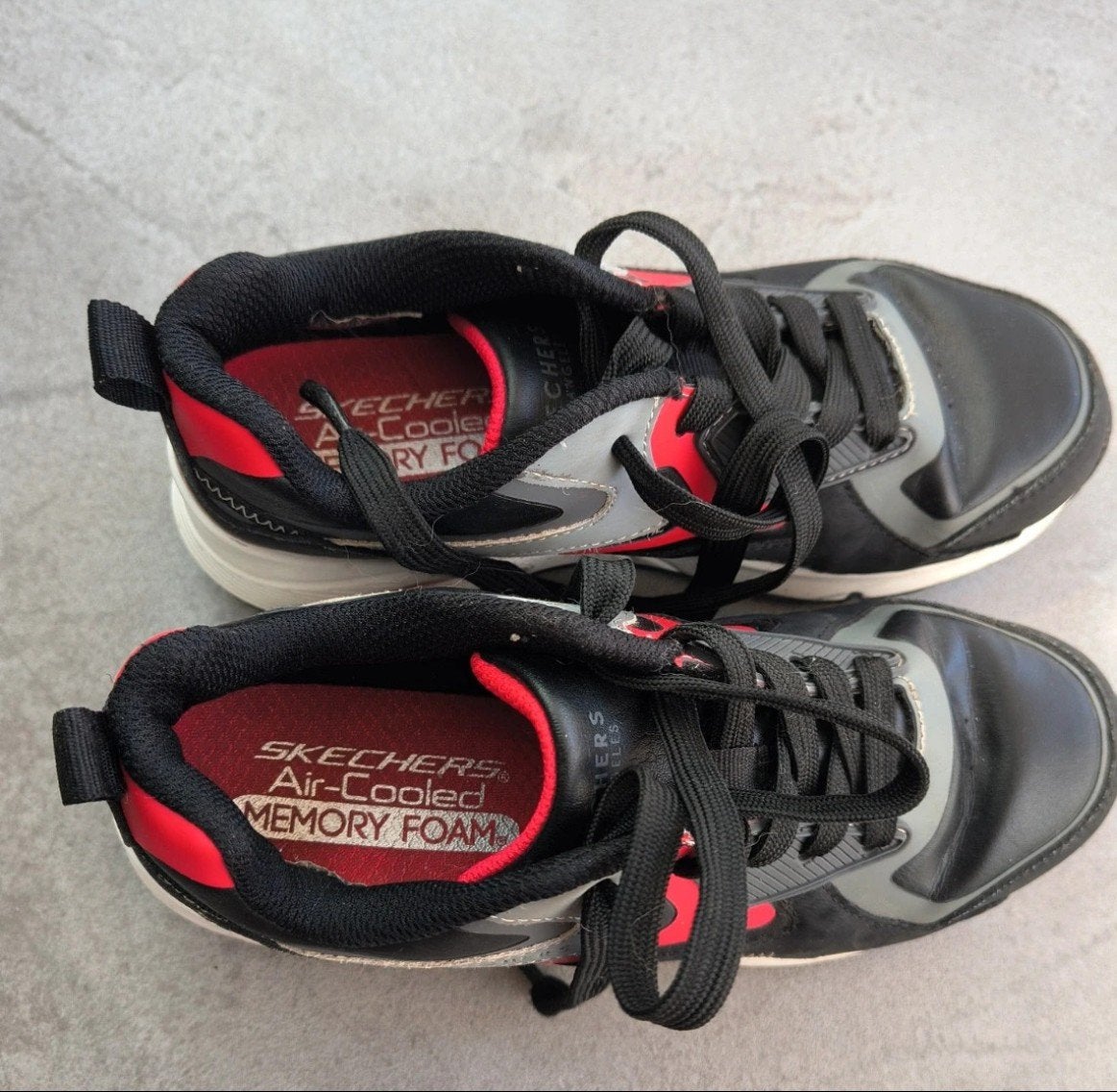 Skechers sportschoenen maat 34 - Zwart/Rood, Gebruikt, Jongen of Meisje, Sportschoenen, Skechers