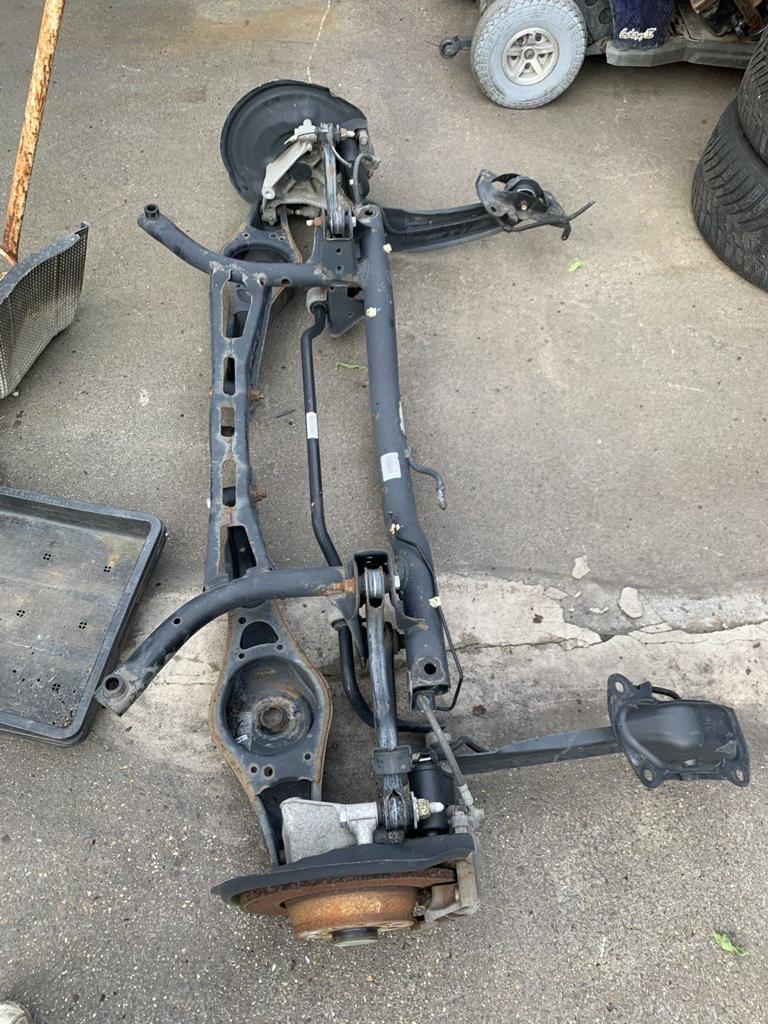 Volkswagen Tiquan achterbrug compleet, Auto-onderdelen, Ophalen, Gebruikt, -, Volkswagen