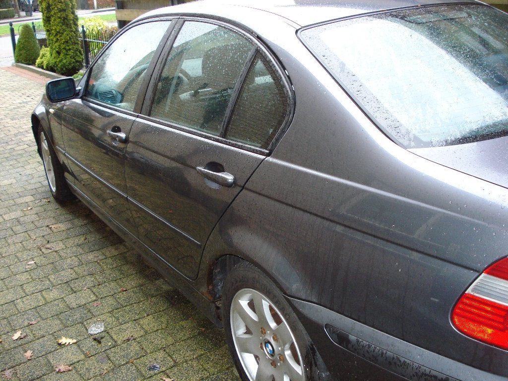 linker achter portier BMW e46, Ophalen, Gebruikt, Deur, BMW