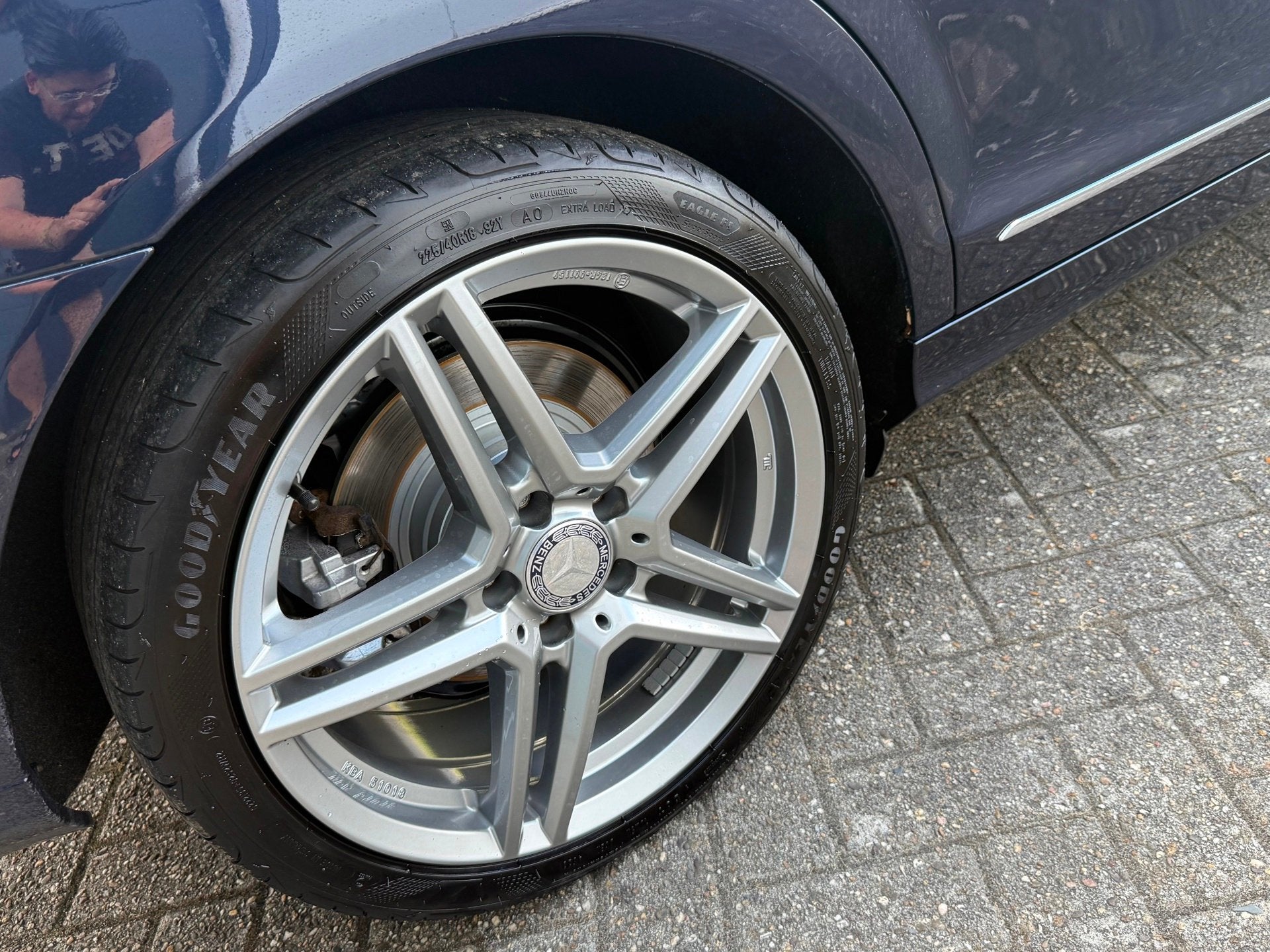 Mercedes-Benz C-klasse 280 Elegance 4-Matic 2008, Auto's, Mercedes-Benz, Automaat, Stof, Zwart, 1535 kg
