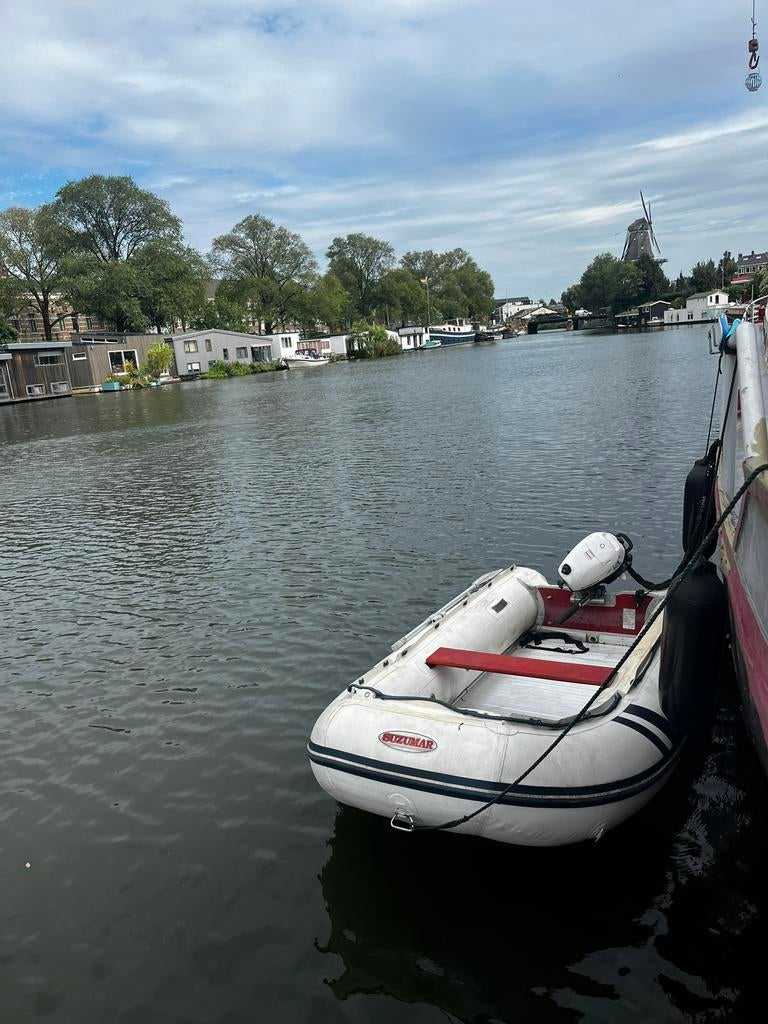 Motor bootje met yahama motor 5pk, Ophalen, Gebruikt