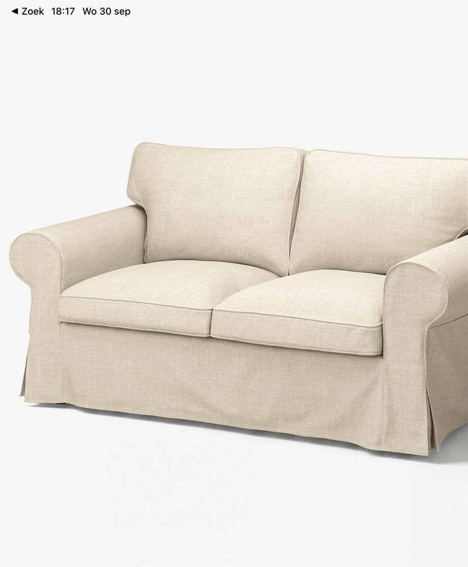 Ektorp twee zits ikea, Ophalen, Gebruikt, Tweepersoons, 75 tot 100 cm