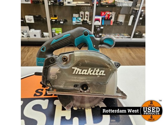 Makita DCS553 18V Li-Ion accu metaalcirkelzaag Body, Makita, Zo goed als nieuw, Support@makita.com, Makita Corporation, 3-11-8, Sumiyoshi-cho, 
Anjo, Aichi 446-8502
Japan