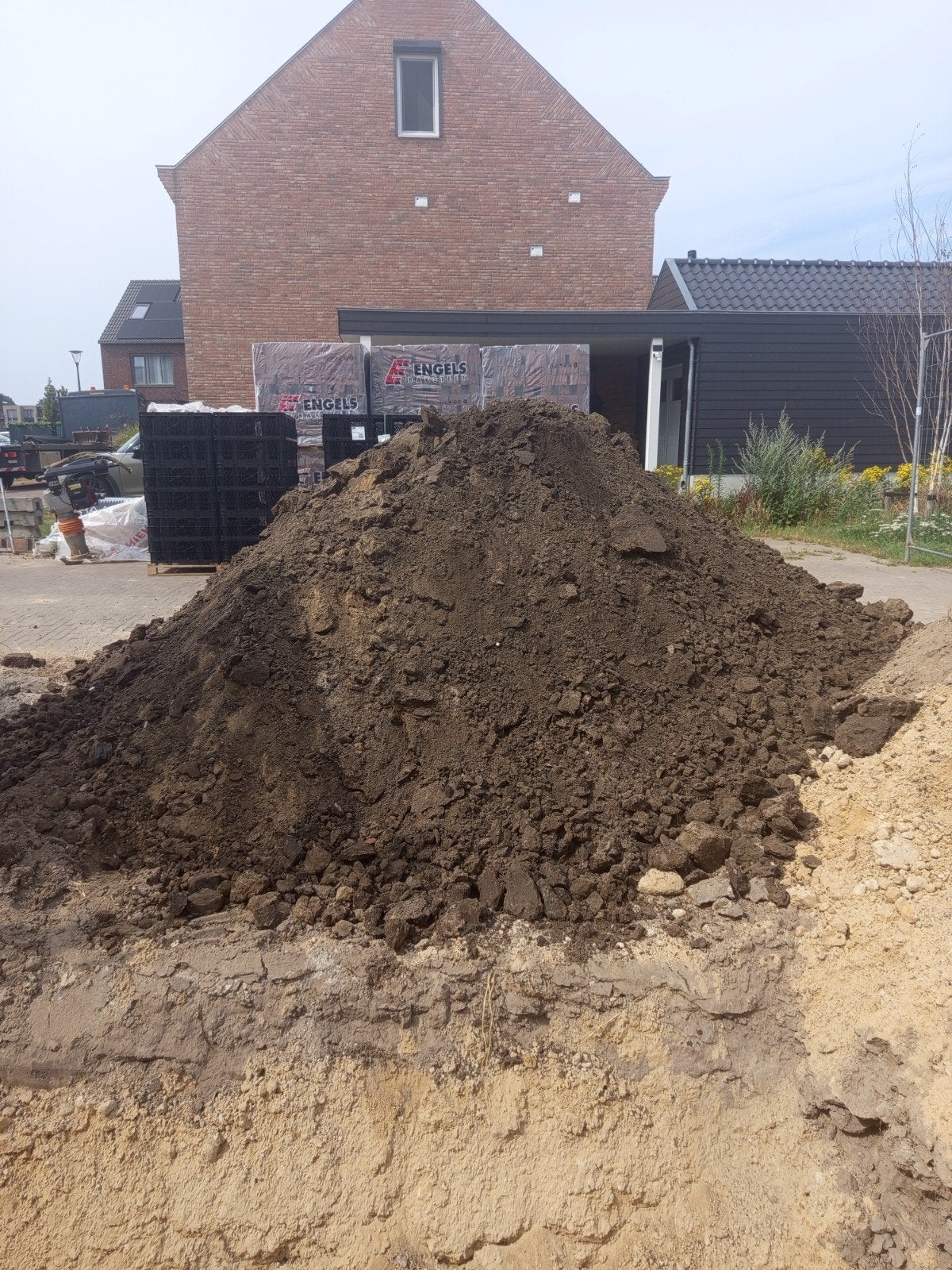 Zwarte grond, Ophalen, Tuinaarde