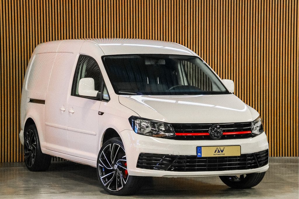 Volkswagen Caddy 2.0 TDI L2H1 | Navigatie | Cruise control |, Gebruikt, Volkswagen, Wit, Bedrijf