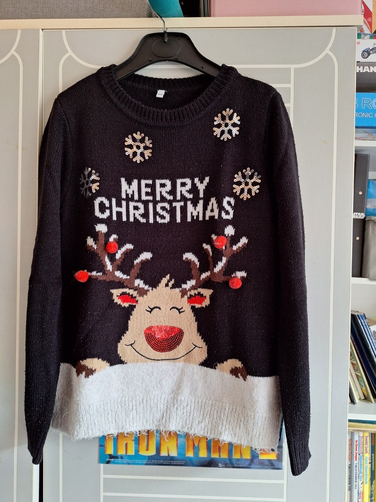 kersttruitje Rendier mt 146/152, Zeeman, Gebruikt, Meisje, Trui of Vest