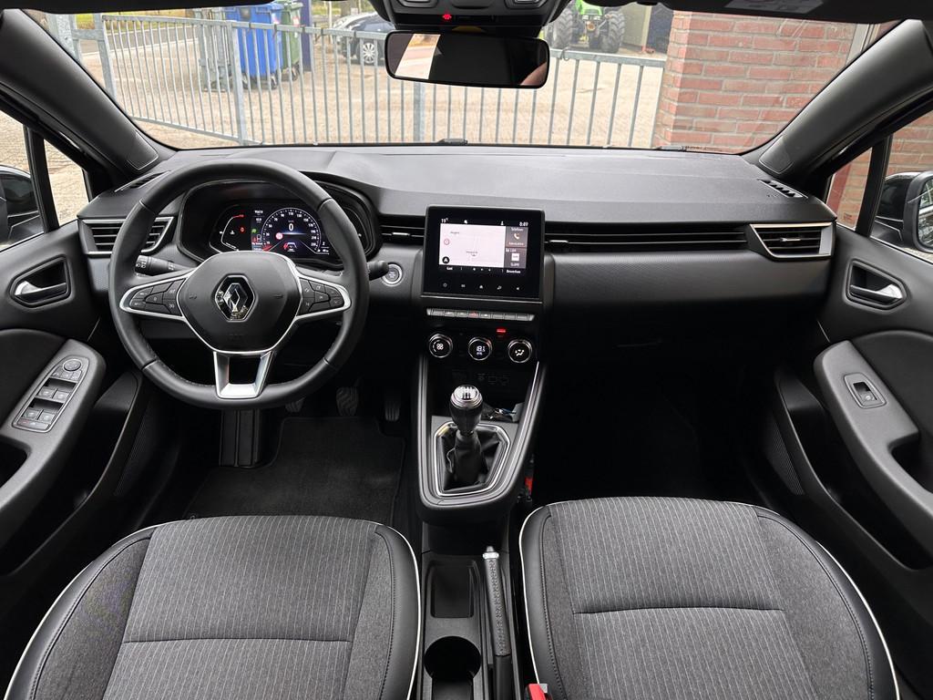 Renault Clio 1.0 TCe Intens Keyless Apple carplay, Voorwielaandrijving, 1071 kg, Gebruikt, Leder en Stof