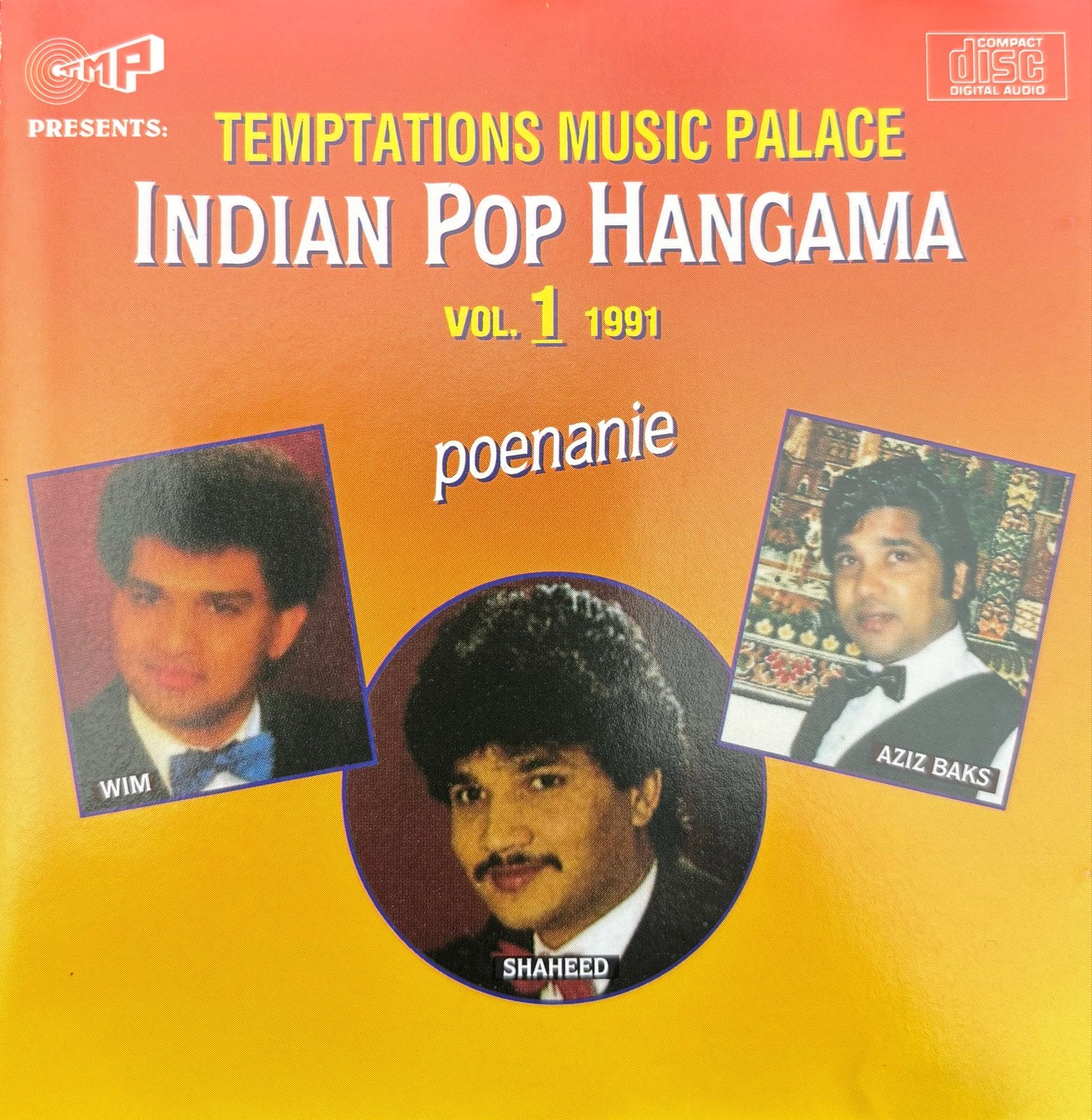Indian Pop Hangama Vol. 1 1991 - Temptations Music Palace, Verzenden, Gebruikt