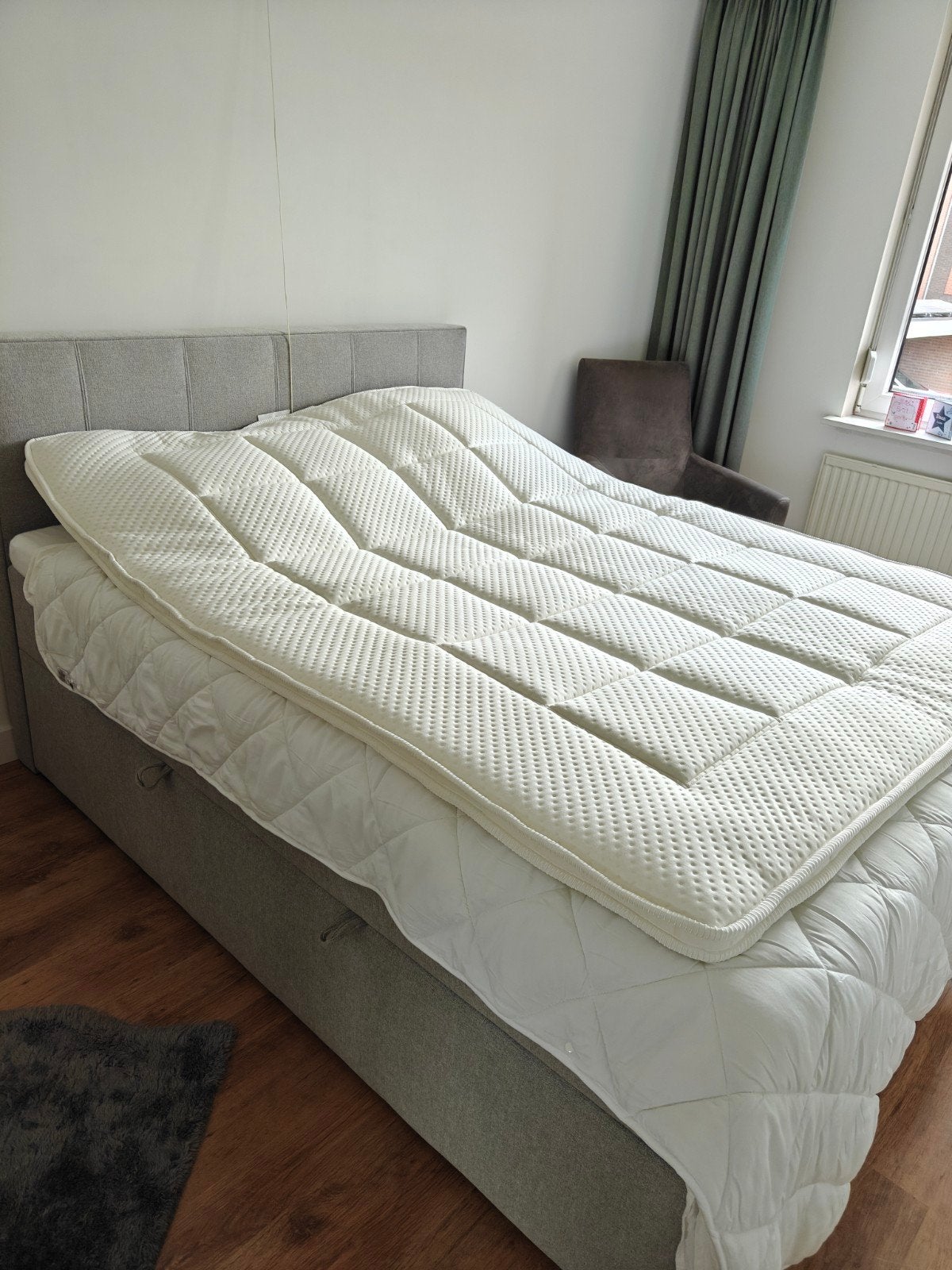 Nieuwe Goossens Topper Matras 160x200 cm, 5/7 cm dik, Ophalen, Nieuw, Tweepersoons, 160 cm