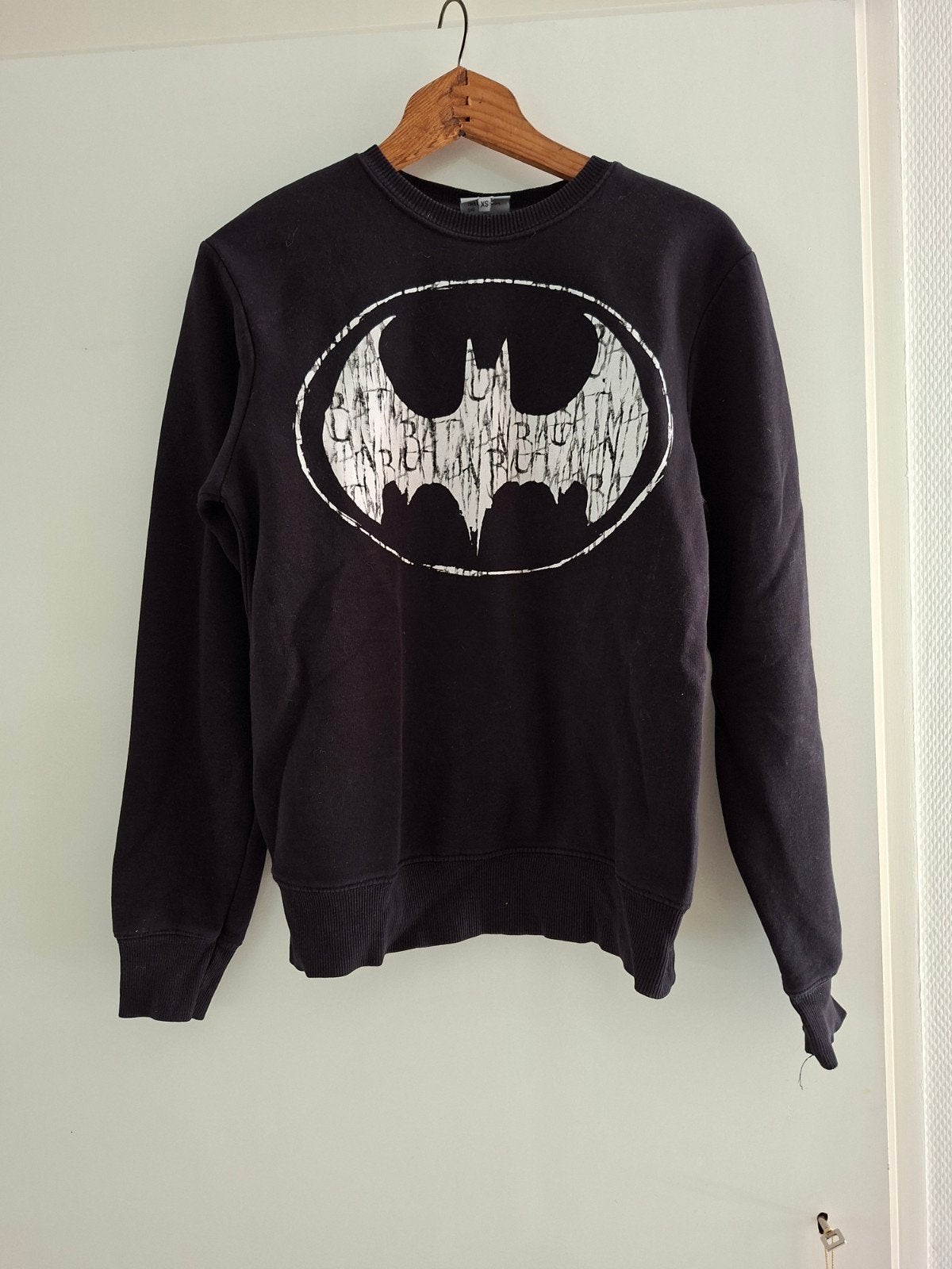 Batman sweater - Maat XS, Zwart, Ophalen of Verzenden, Batman, Gedragen
