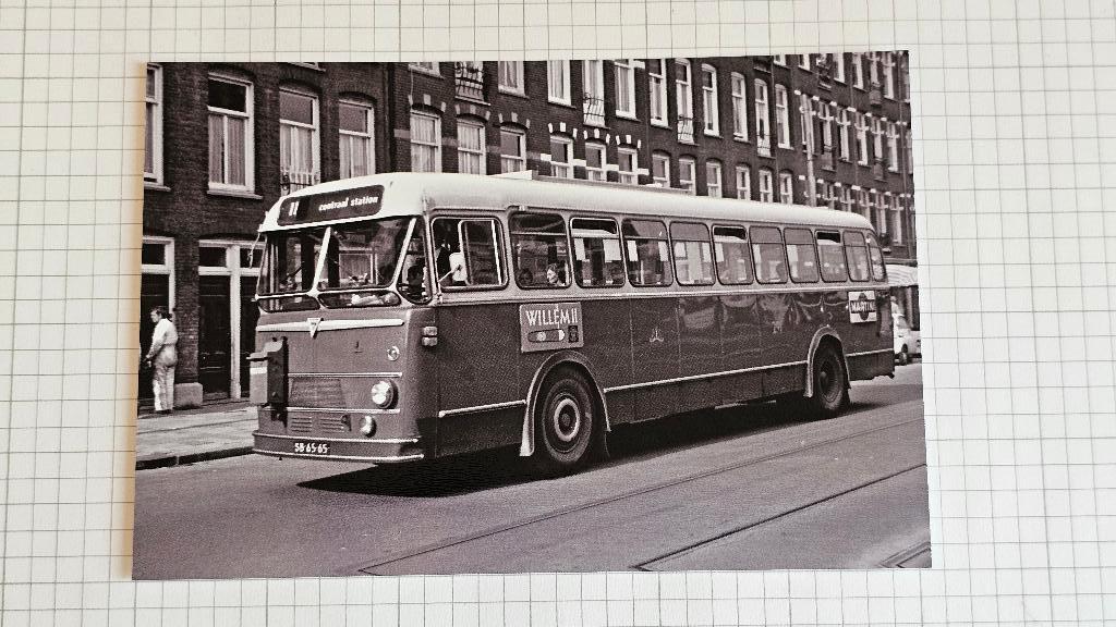 Foto BUS GVB Amsterdam 291 Wijttenbachstraat, Verzenden, Gebruikt, Bus of Metro, Overige typen