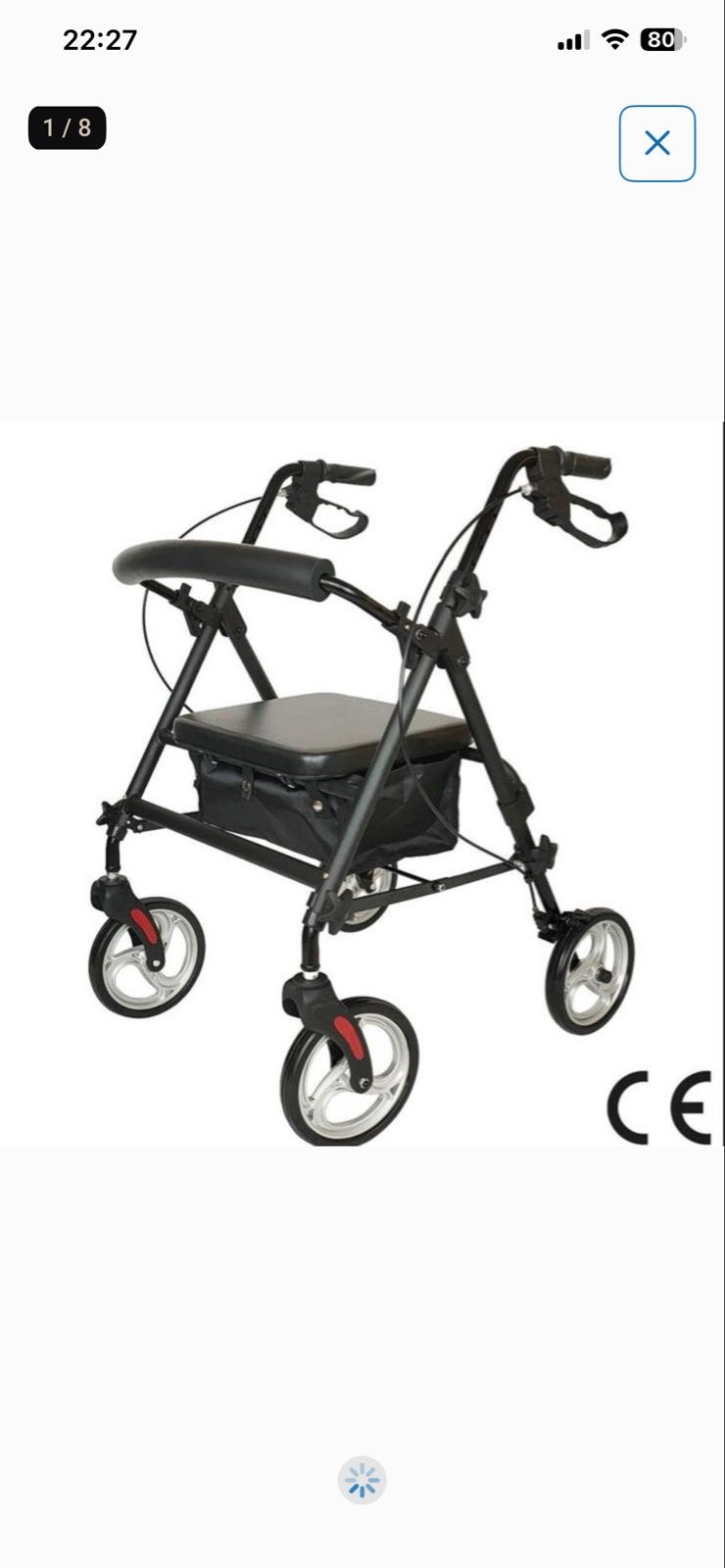 Rollator Compacto, Ophalen, Nieuw