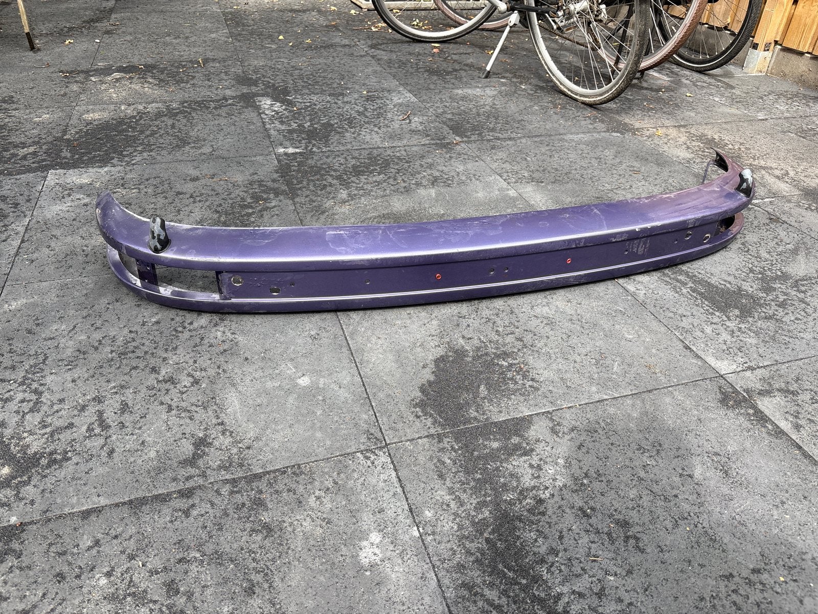 Porsche 911 G model 930 Turbo voorbumper met gaten sproeiers, Gebruikt, Voor, Porsche, Ophalen of Verzenden