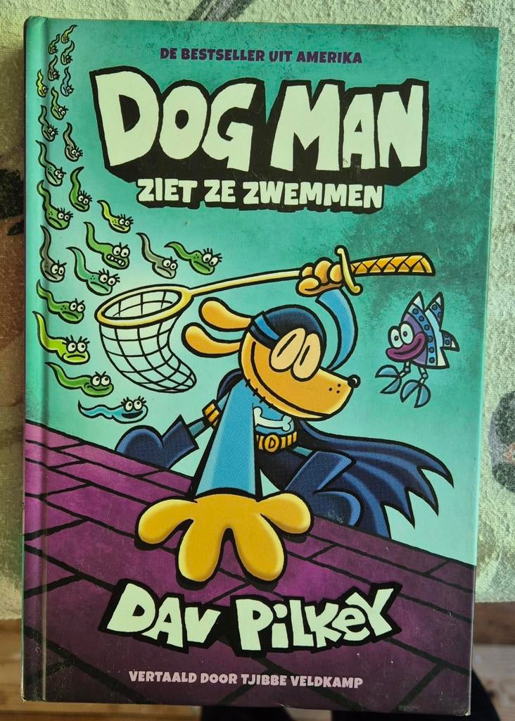 Dog Man: Ziet Ze Zwemmen - Dav Pilkey (Bestseller), Verzenden, Zo goed als nieuw, Dav Pilkey, Fictie