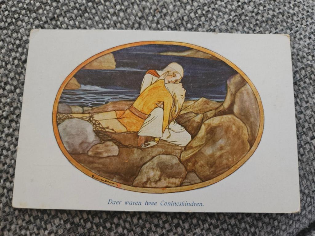 Rie Cramer Minneliedjes  Twee Koningskinderen, Ophalen of Verzenden, Voor 1920, Gelopen