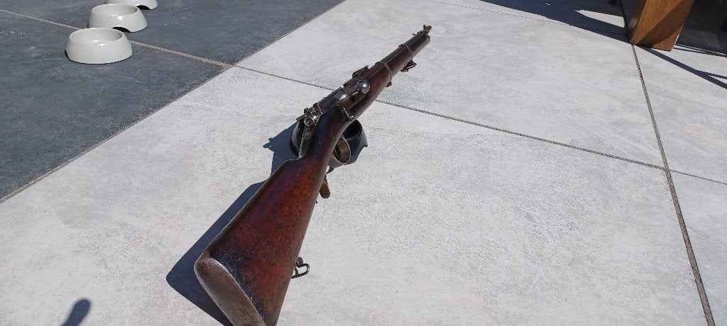 Antiek geweer kropatschek short rifle, Verzamelen, Ophalen of Verzenden, Overige soorten, Overige gebieden