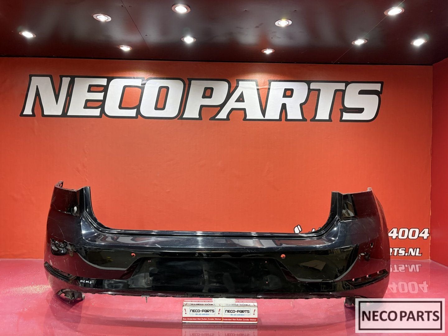 VOLKSWAGEN GOLF 7 ACHTERBUMPER 5G6807421BK ORIGINEEL PDC, Gebruikt, -, Volkswagen, -