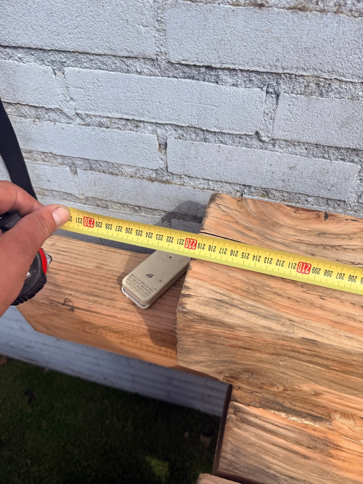 Robuuste houten balken - Ideaal voor diverse projecten, Doe-het-zelf en Verbouw, Ophalen, Gebruikt, 200 tot 250 cm, 50 mm of meer