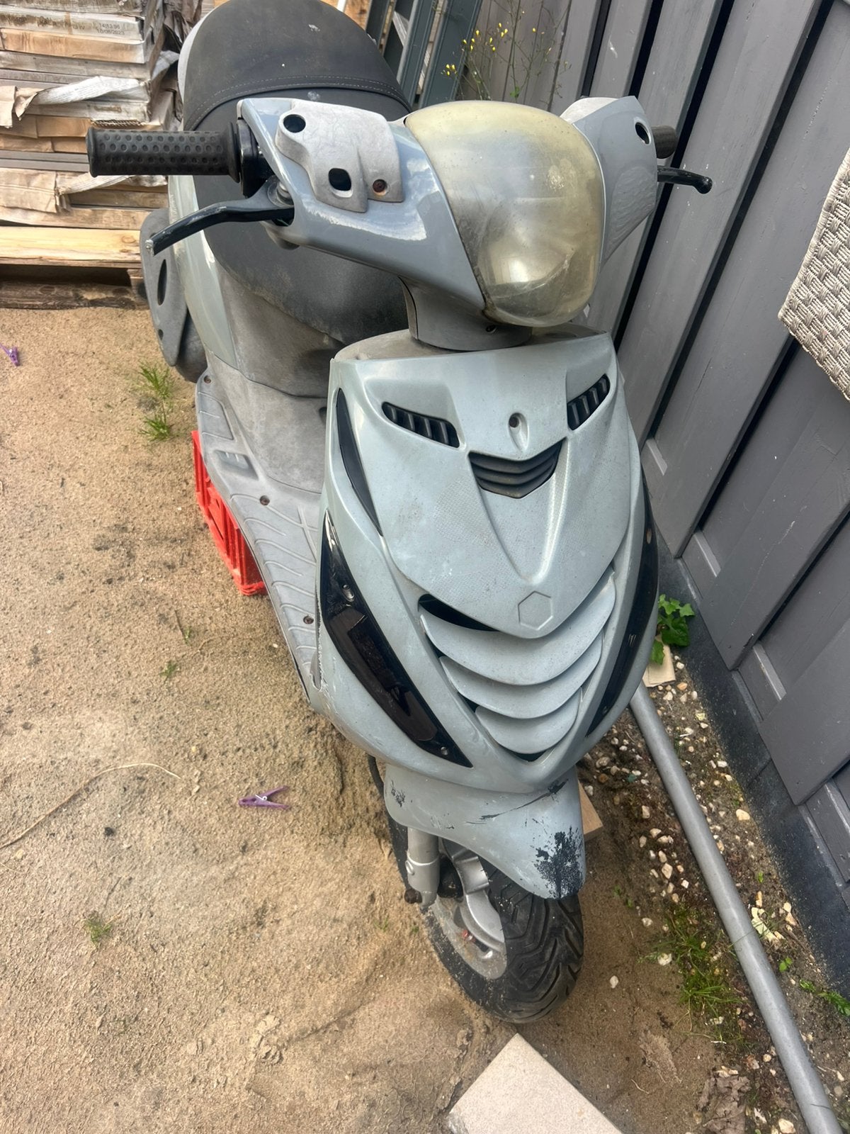 Piaggio Zip 2010 Blauw Kenteken - Opknapper, Fietsen en Brommers, Snorfietsen en Snorscooters, Ophalen, Piaggio, Gebruikt, Benzine