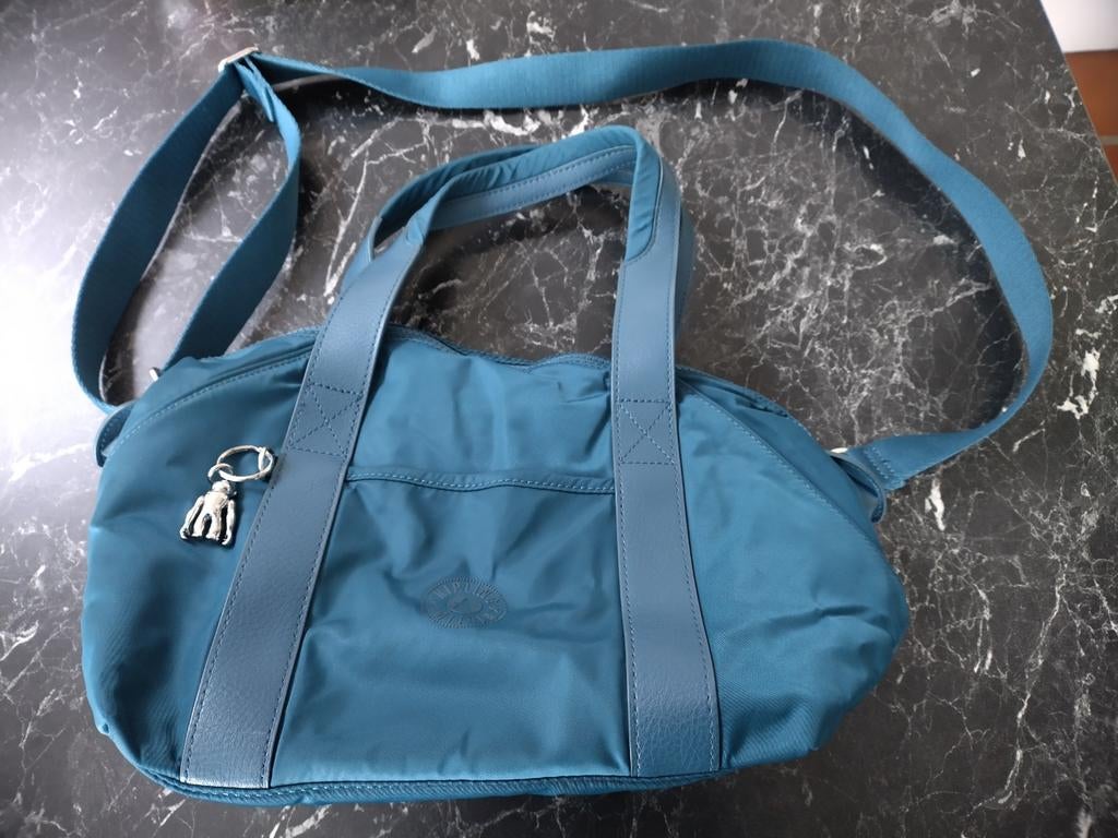 Kipling Schoudertas, Sieraden, Tassen en Uiterlijk, Tassen | Damestassen, Ophalen of Verzenden, Zo goed als nieuw, Blauw, Schoudertasje