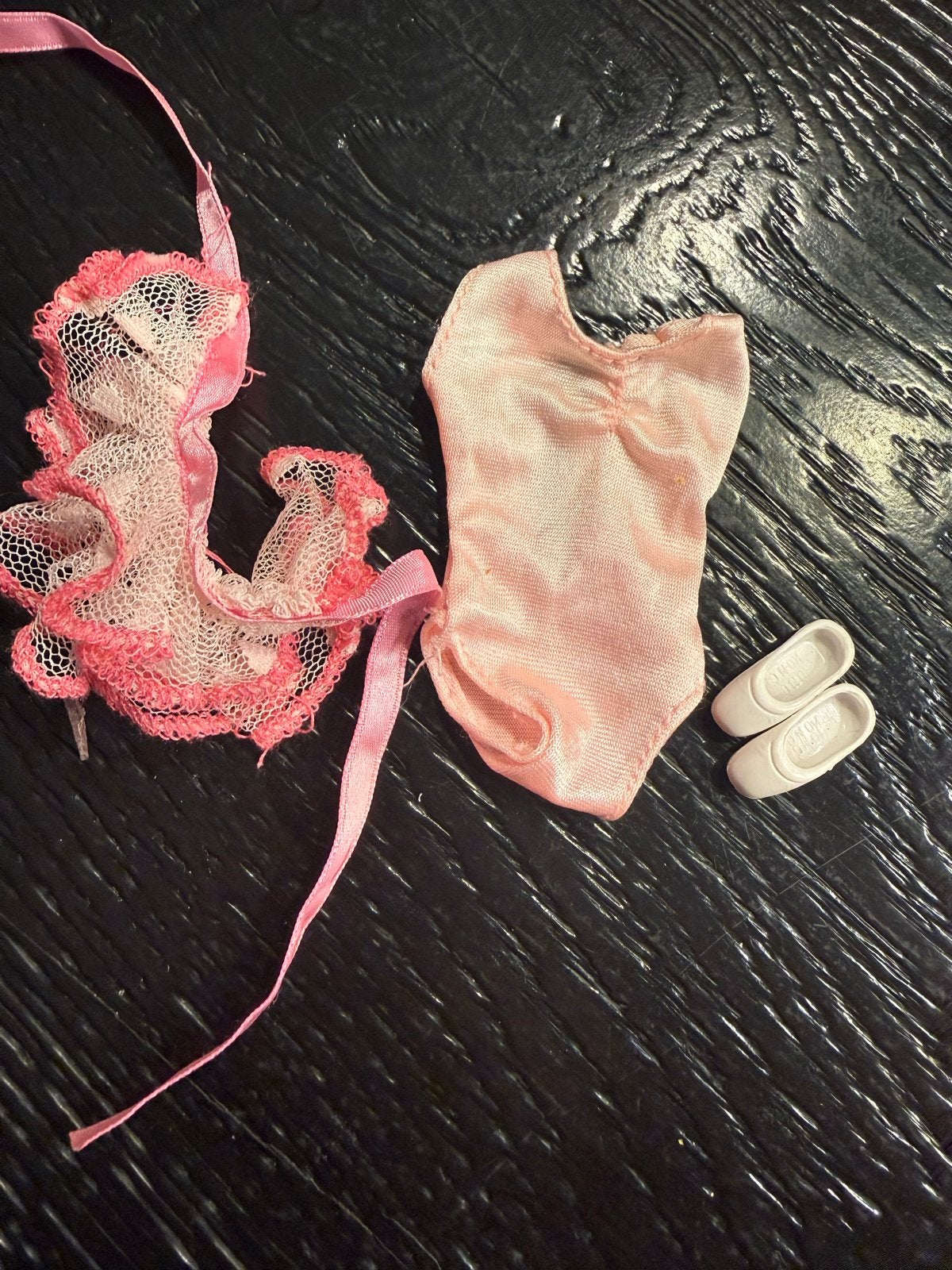 Vintage Barbie Ballet Outfit 1985 - Roze Leotard & Tutu, Ophalen of Verzenden, Gebruikt, Barbie