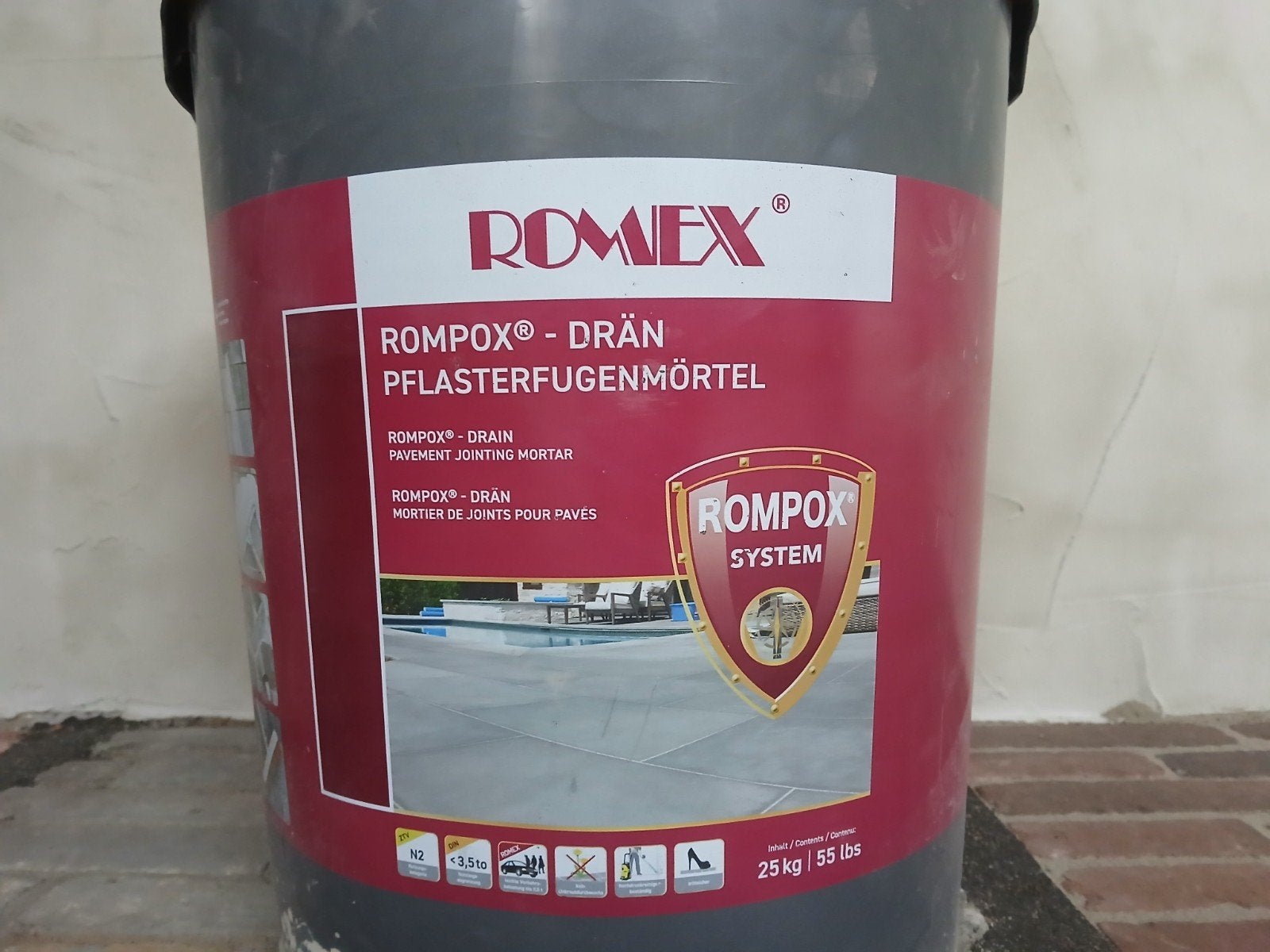 2 componenten Voegmortel 25 kg steengrijs, Ophalen