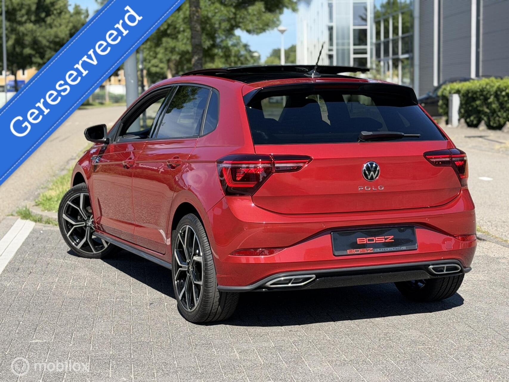 Volkswagen Polo 1.0 TSI DSG 3x R-Line PANO IQ CAMERA KEYLESS, 95 pk, Met garantie (alle), Alcantara, Bedrijf