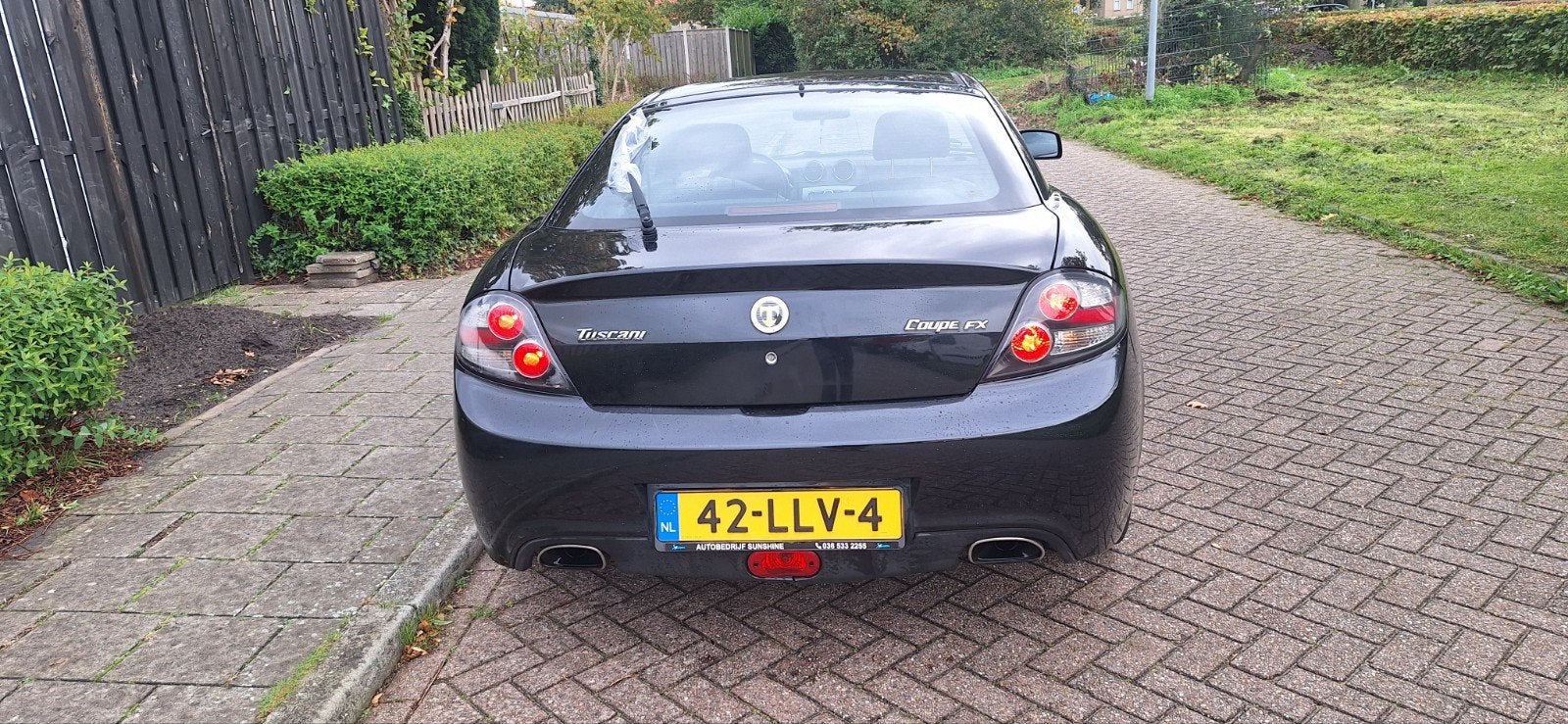 Hyundai Coupé 2.0 2007 Zwart, Auto's, 1287 kg, 4 stoelen, Zwart, Handgeschakeld