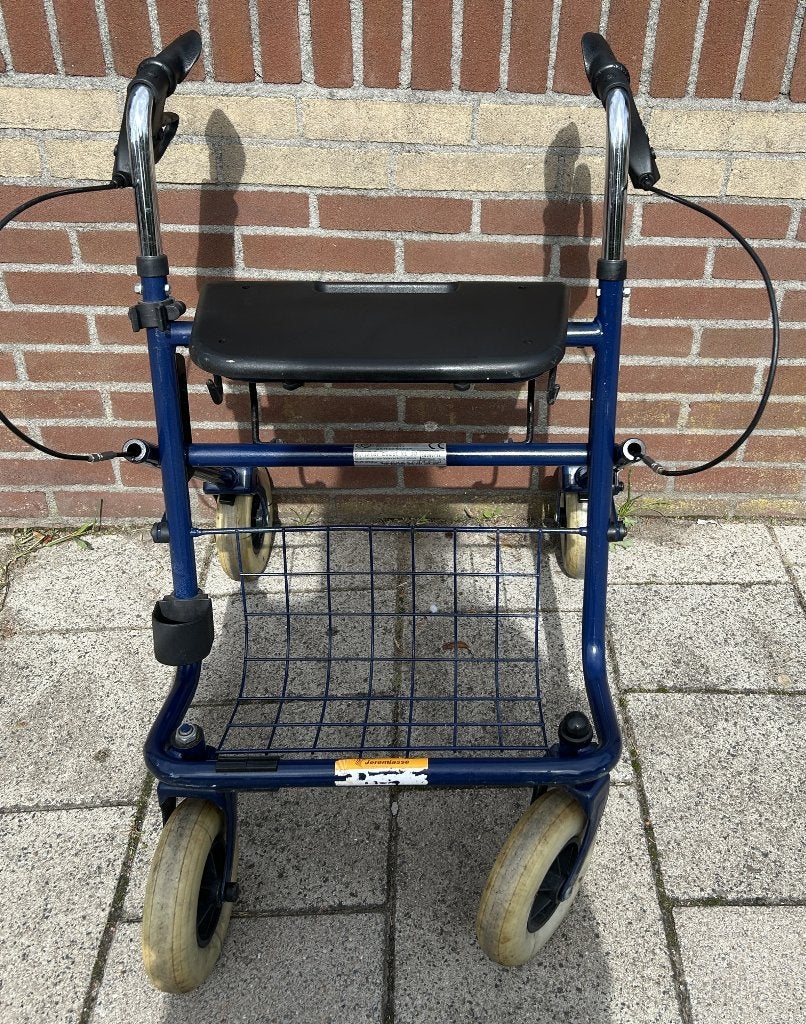 rollator excell XL 30 zitje inklapbaar en anti-lek wielen, Diversen, Ophalen, Opvouwbaar, Gebruikt
