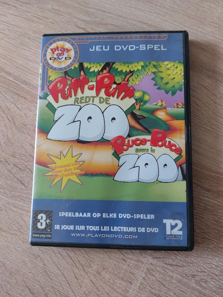 Putt-Putt Redt de Zoo DVD-spel, Ophalen of Verzenden, Gebruikt, Film