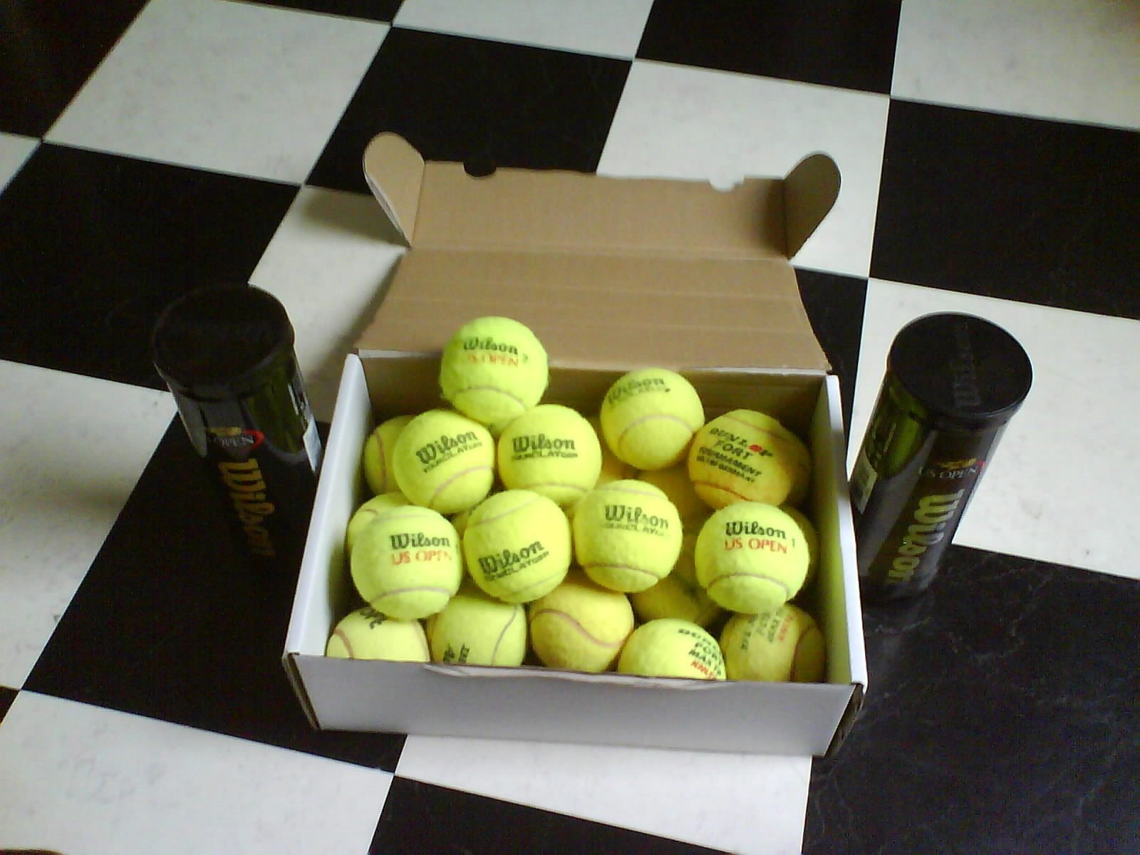 100 tennisballen, Ophalen of Verzenden, Ballen, Overige merken, L00