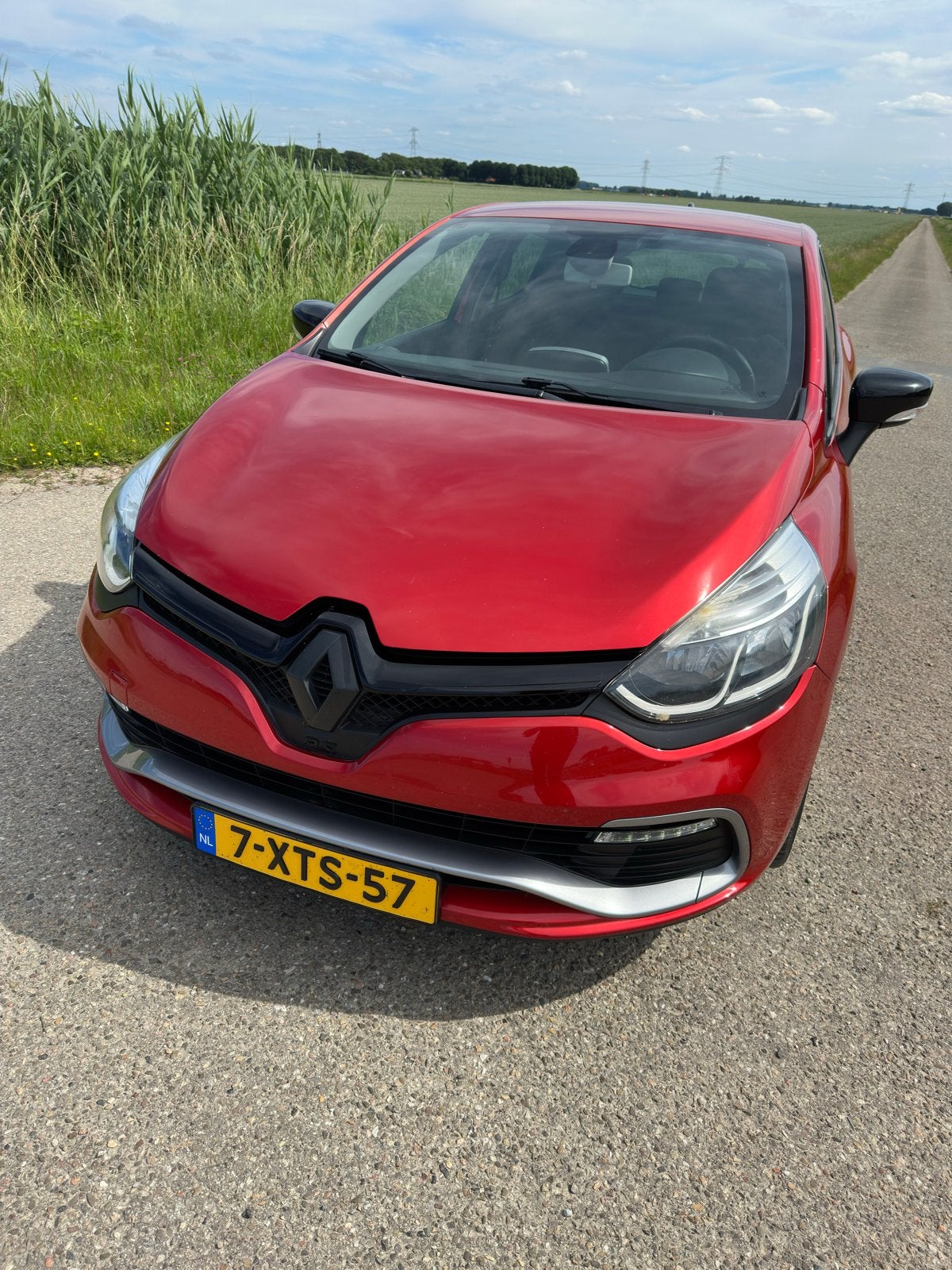Renault Clio 1.6 RS Turbo 147KW 5-DRS AUT 2014 Rood, Auto's, Zwart, 4 cilinders, Bluetooth, Particulier
