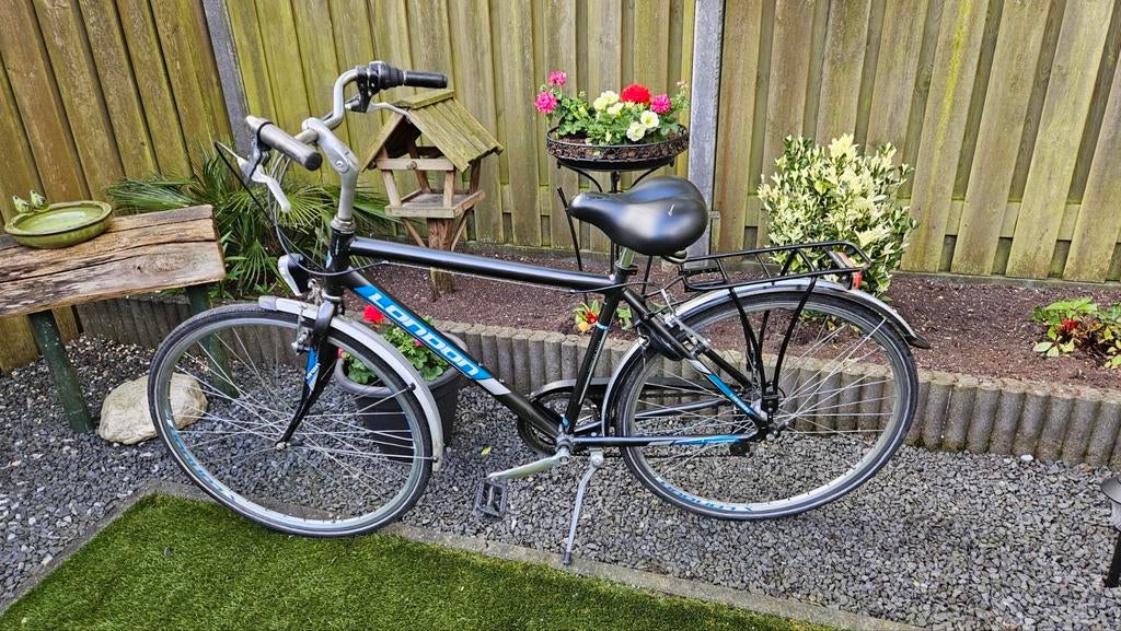 Heren fiets 28inch fr 48 LONDON, Fietsen en Brommers, Overige merken, Velgrem, Versnellingen, Zo goed als nieuw