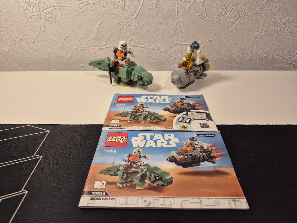Lego Star Wars 75228 Escape Pod vs. Dewback Microfighters, Gebruikt, Star Wars, Lego, Ophalen of Verzenden