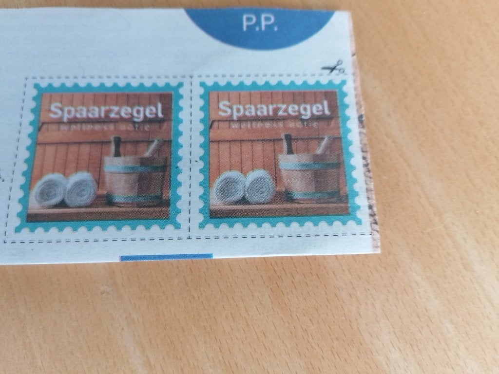 Wellness zegels, Verzenden, Overige soorten, Zegels, Bonnen of Punten