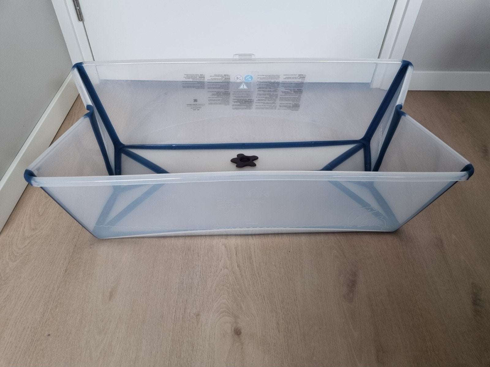 Stokke flexi bath XL blauw, Kinderen en Baby's, Badjes en Verzorging, Ophalen, Zo goed als nieuw, Badje, Overige merken