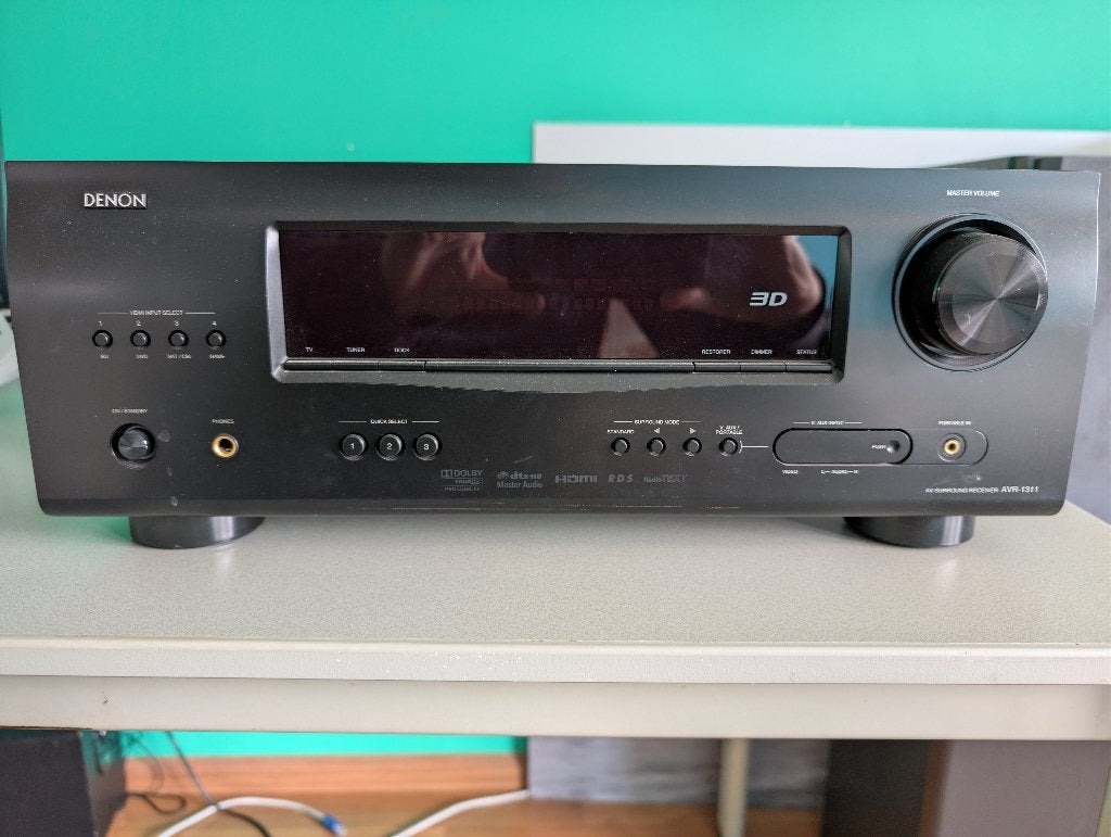 Denon receiver AVR-1311, Ophalen, Gebruikt, Denon, 60 tot 120 watt