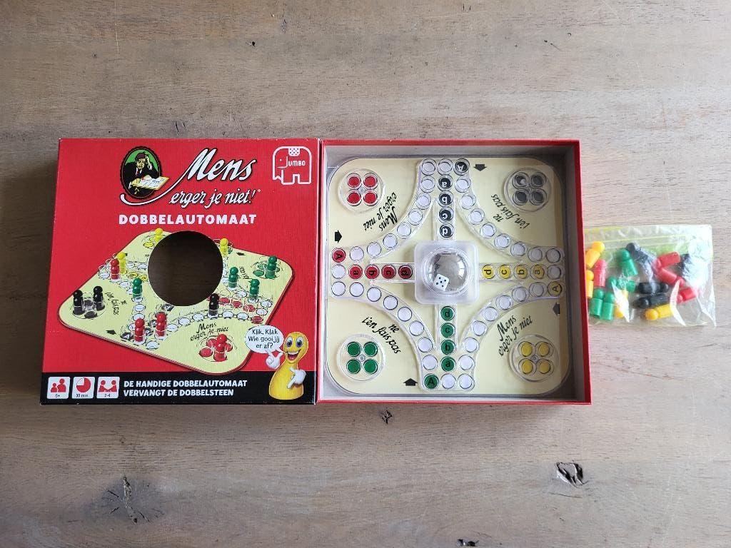 spel Mens erger je niet dobbelautomaat zgan!, Een of twee spelers, Ophalen of Verzenden, Zo goed als nieuw