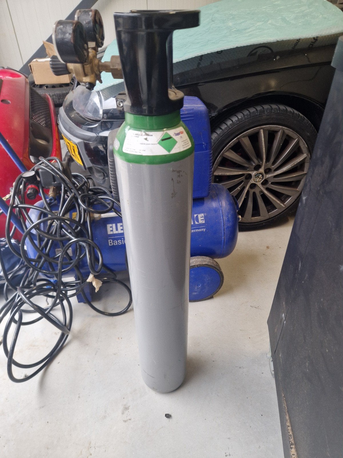Argon 4.8 gasfles (vol) - Ruilen voor menggas, Zakelijke goederen, Machines en Bouw | Onderdelen, Ophalen