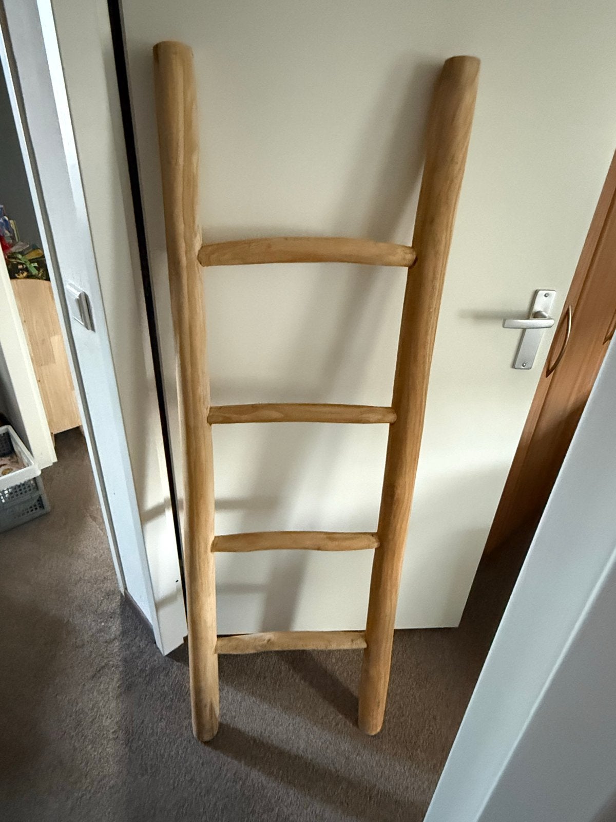 Decoratieve houten ladder - Sfeervolle blikvanger, Huis en Inrichting, Ophalen, Hout, Gebruikt, Landelijk