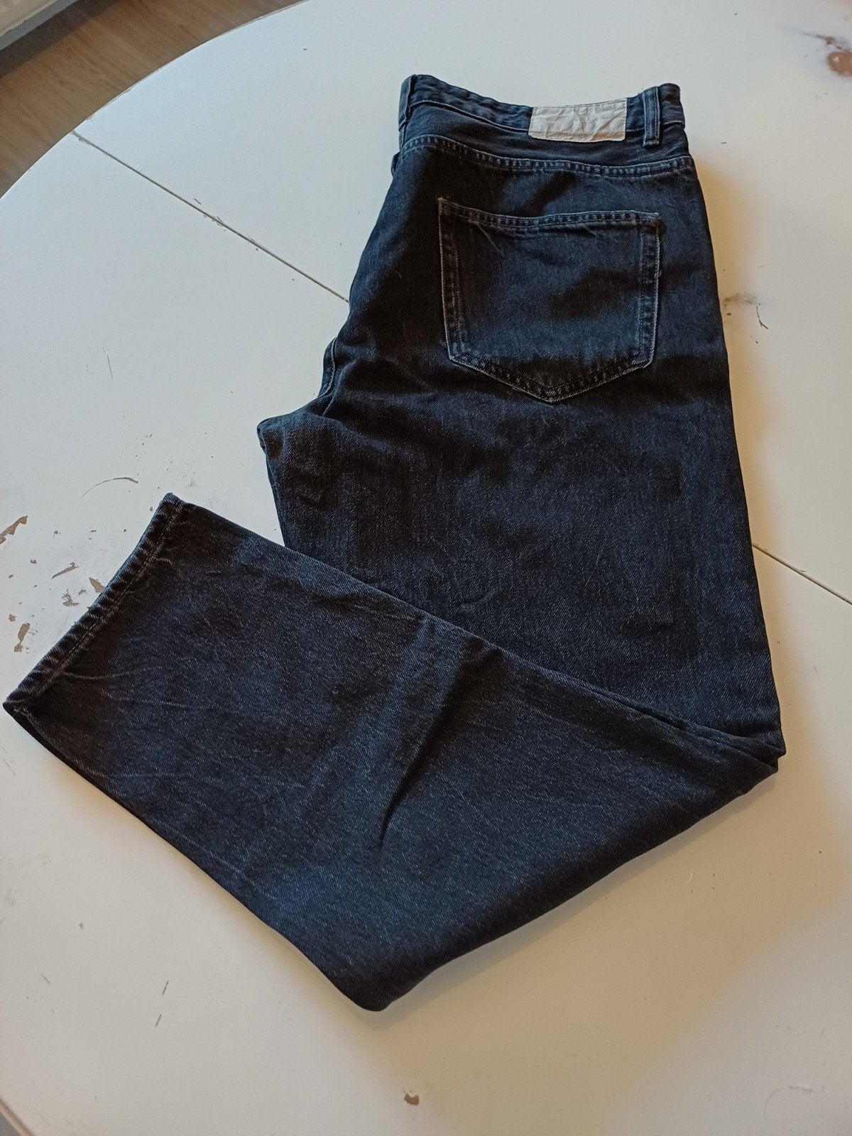 maat 46 zara heren jeans, Ophalen of Verzenden, Zo goed als nieuw, Blauw, W32 (confectie 46) of kleiner